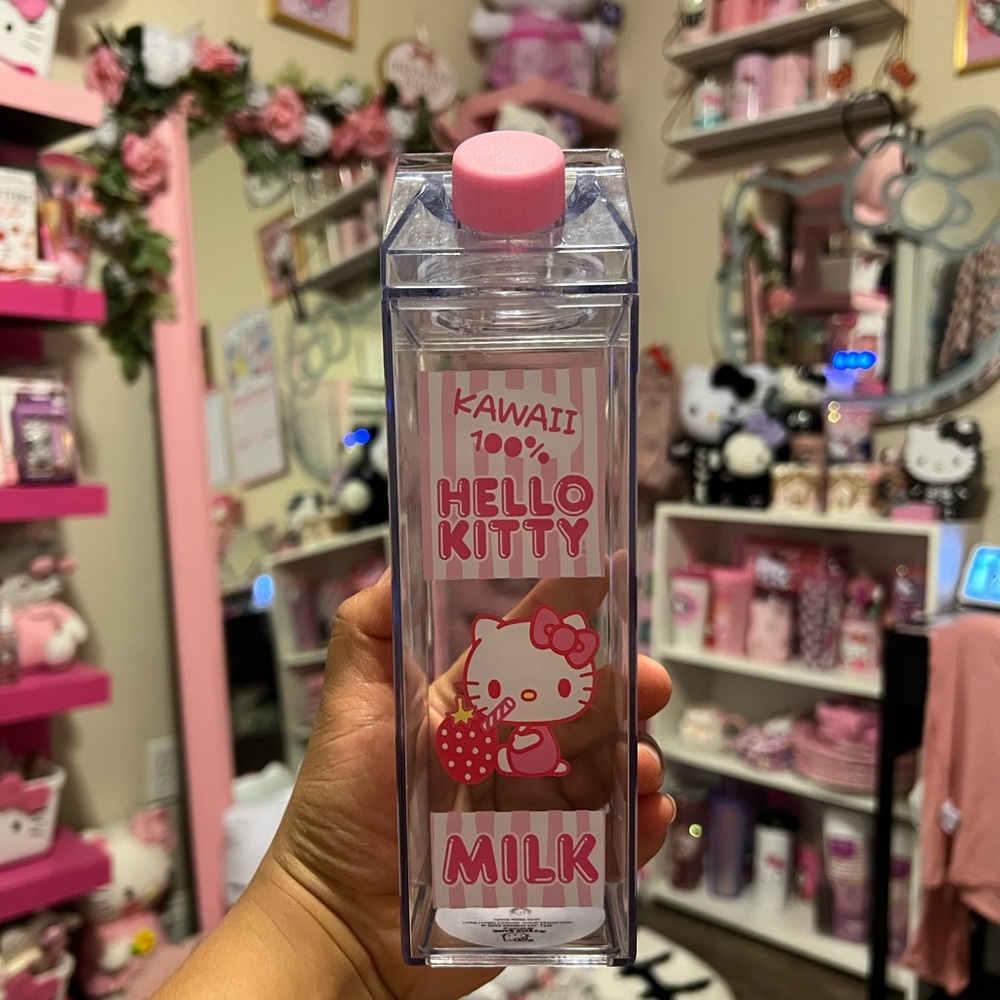 Hello kitty milk bottle